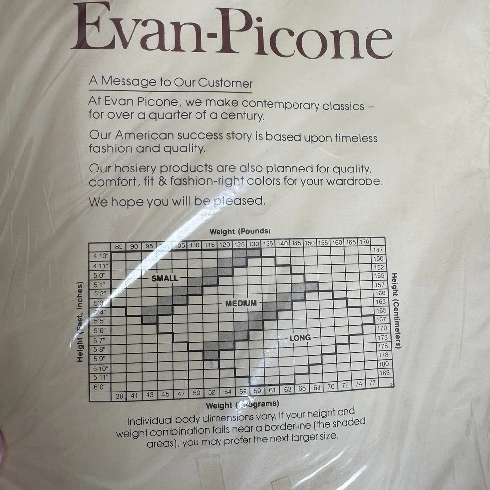 Vintage Evan Picone Fishnet Pantyhose Sz M Long Buttercup Yellow Bouquet Japan